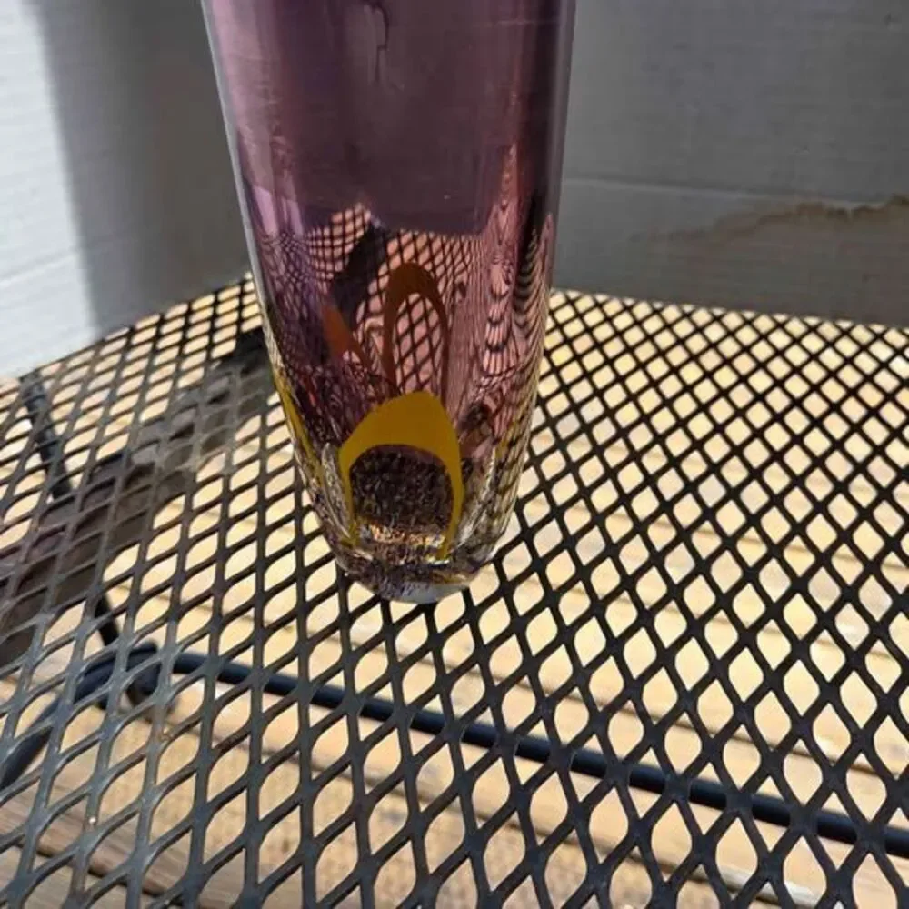 Ruffled edge Polish 24% crystal vase